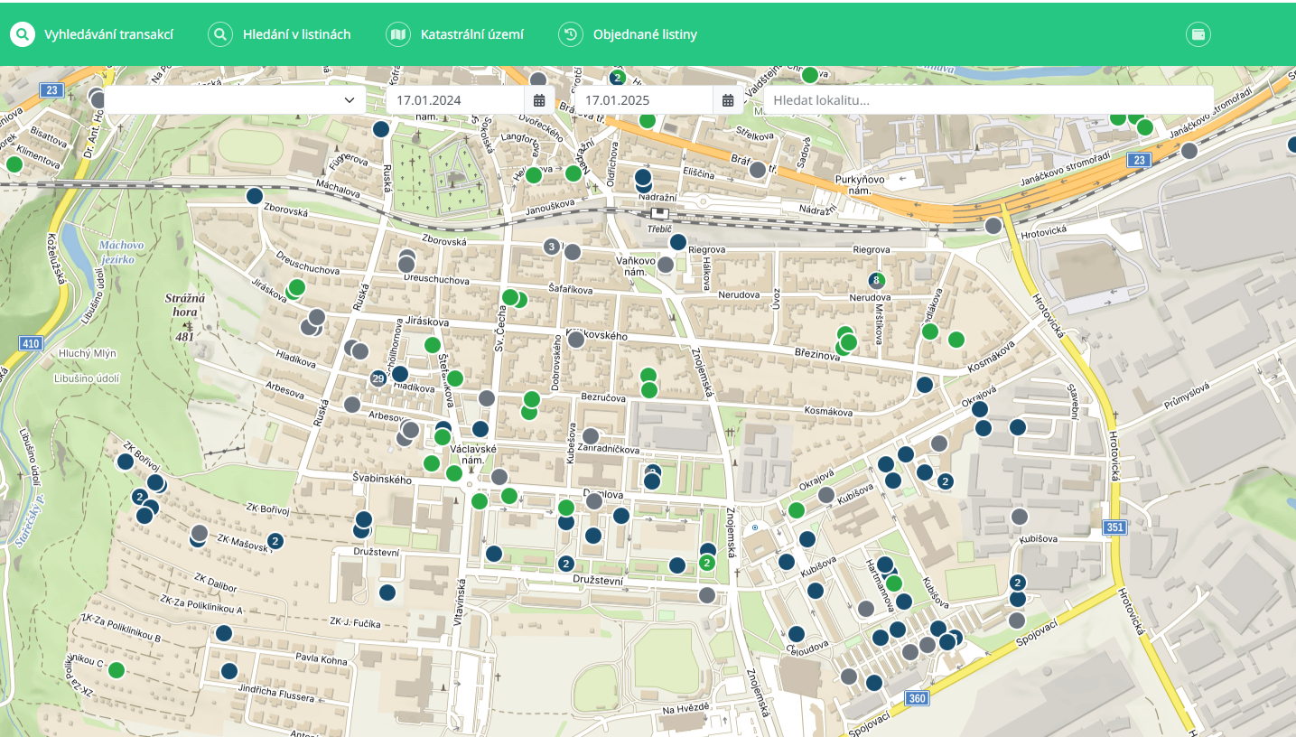 Modul Katastru nemovitostí